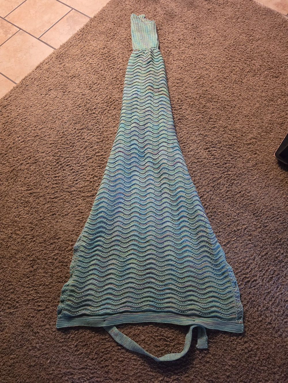 Mermaid Tail Fleece Blanket